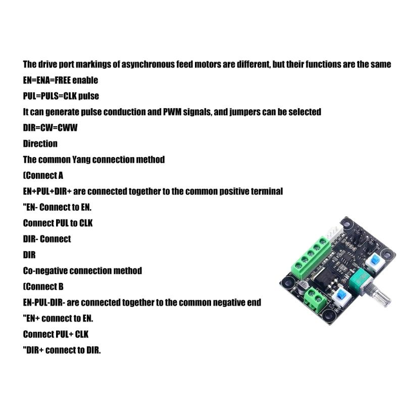 Stepper Motor Speed Controller Module 24V 12V Compatible Three Frequency PWM Pulse Generator Forward Reverse Function