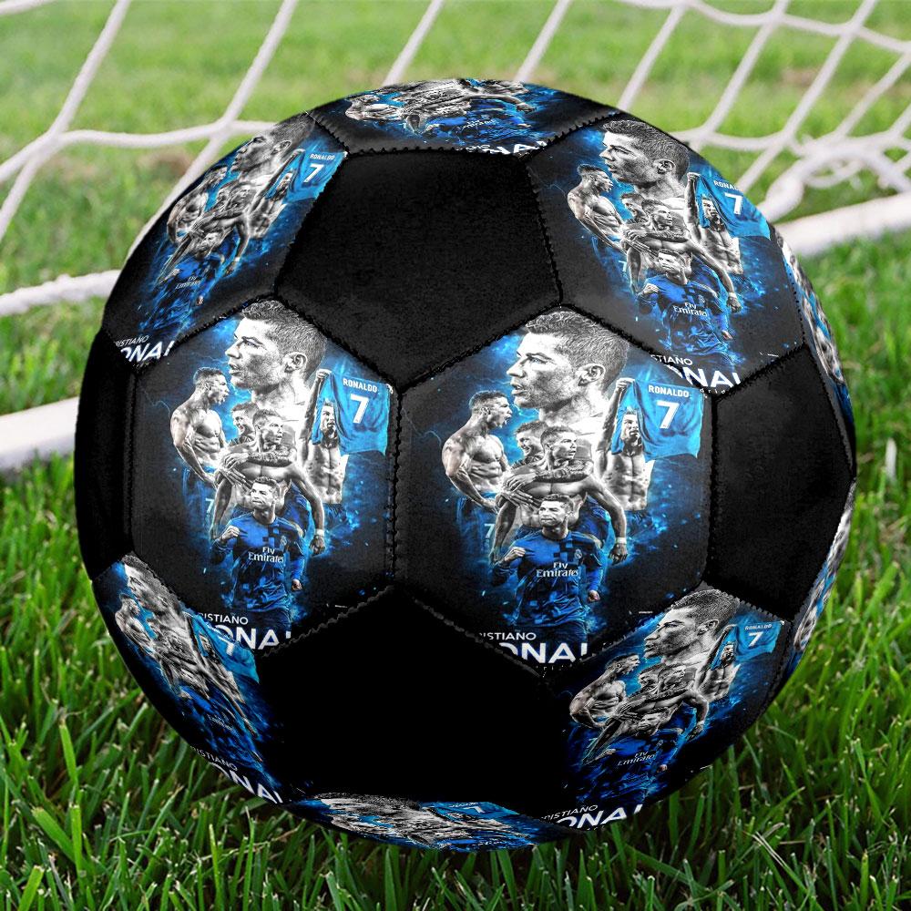 Size 5 Printed Football Resistant Outdoor Training Soccer Ball