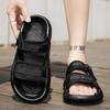 Fashion Men's Office Flats Mesh Cloth Walking Shoes Non-Slip Casual Man Shoes Comfortable Slip on Mens Half Drag Beach Cool Slippers