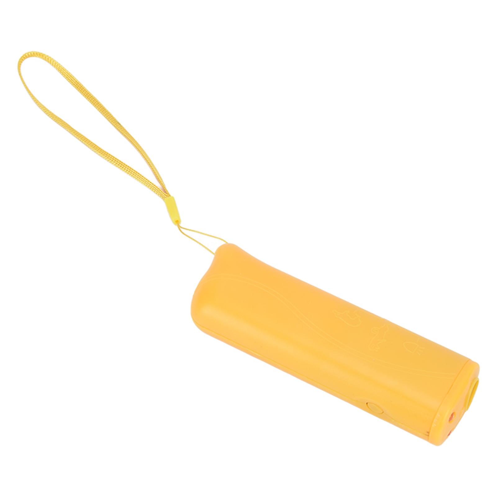 

Ультразвуковое устройство для дрессировки собак Портативный эффективный отпугиватель собак от лая, копания, жевания Желтый жёлтый