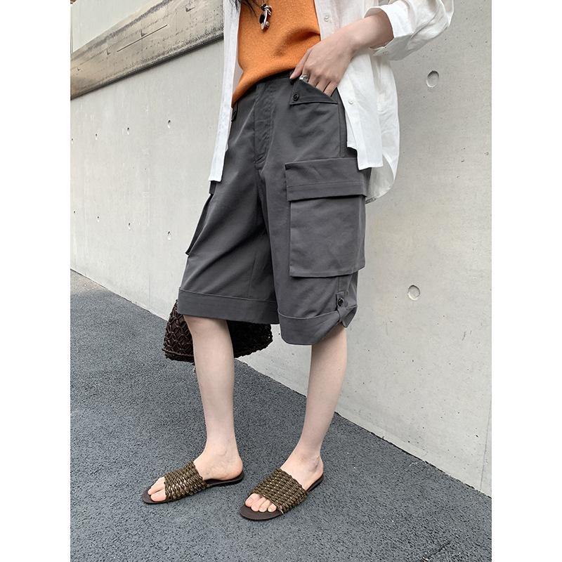 MMC DITION Women s Spring Casual Wide-Leg Capris Large
