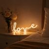 Love LED Light English Letter Shape LED Neon Sign Stylish Decorative Light  Dorm Decor