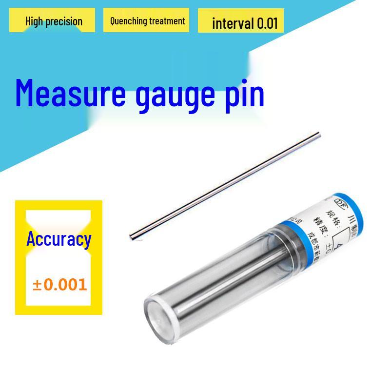 High Precision Pin Gauge Set: Measuring Pins 0.6mm-0.64mm 0.6 (1 piece)