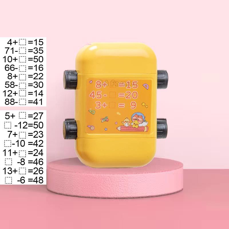 Roller Digital Teaching Stamp Multiply Divide Addition Subtraction Maths Reusable Calculation Educational Exercises Within 100