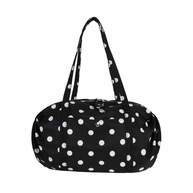 Polyester Dots Large Capacity Casual Tote Autumn/winter New Travel 2026 Fashi Bags for Women Portable Commuting Shoulder Bag