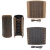 Medieval Gauntlet Steampunks Arm Guard Cosplay Knight PU Leather Arm Bracers Role Play Armband Stage Arm Protectors