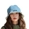 Colorful Wide Brim Fisherman Hat Sunshade Hat Sun Hat for Outdoor Riding Hiking Camping Unisex Fisherman Hat  Light Blue