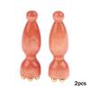 2Pc Handheld Lotus Seedpod Beauty Professional Alloy Rosewood Facial GuaSha Tool Eye Relaxation Spot Meridians Acupoint Massage