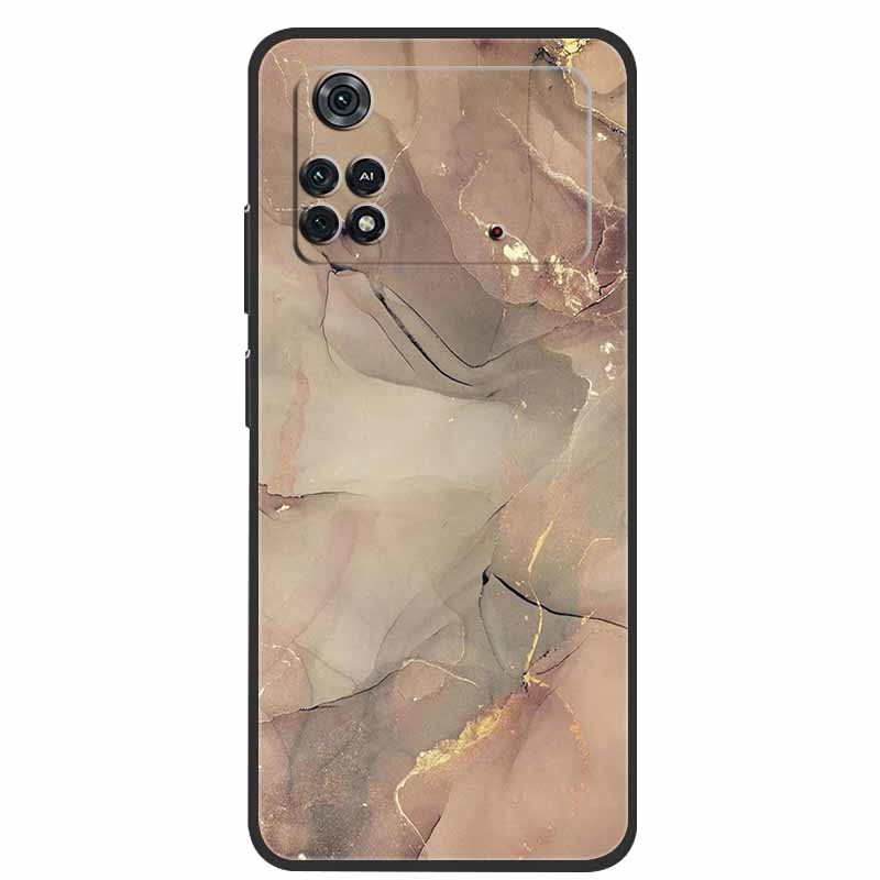 For Poco X4 Pro 5G Case Poco M4 Pro 2022 Marble Silicone TPU Back Cover for Xiaomi Poco M4 Pro 4G Phone Case Poco X4 Pro 5G Capa