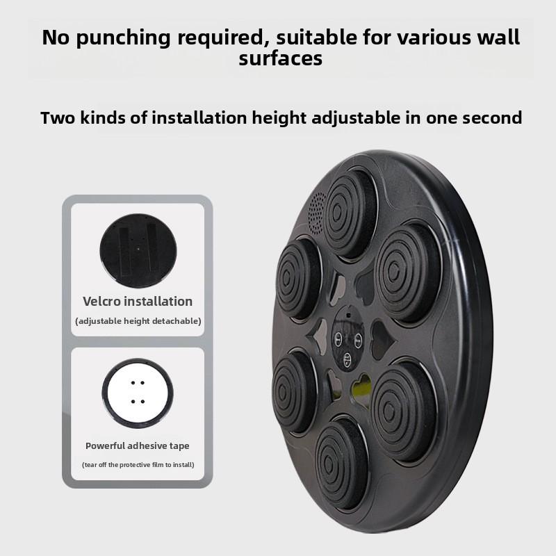 Home Fitness Smart Training Music Boxing Wall Target Trainer Bluetooth Music Boxing Machine