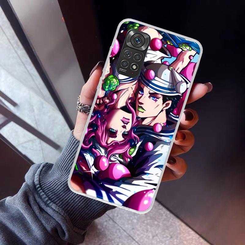 Custodia per Telefono Anime Calda di JoJo's Bizarre Adventure Per Xiaomi Redmi Note 10 11 12 13 14 15 Pro Plus 11S 12S 14S 11T 11E 10S Morbida TPU