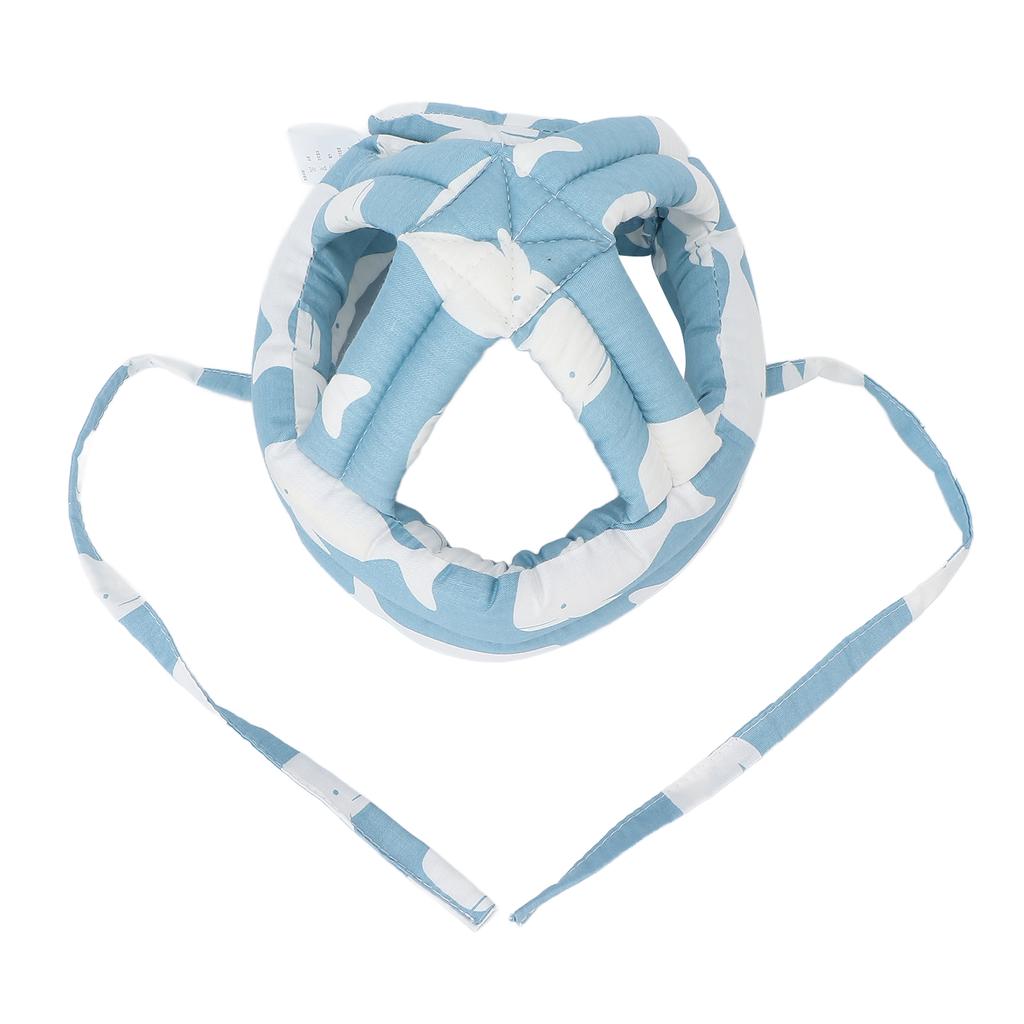 Babysicherheitshelm Weiche Baumwolle Kollisionsschutz Verstellbar Atmungsaktiv Kopfschutzhut für