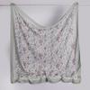 110Cm Printed Square Scarf for Woman Cotton Linen Feel Muslim Hijabs Shawls Soft Wraps Lady Neckerchief Female Handkerchief