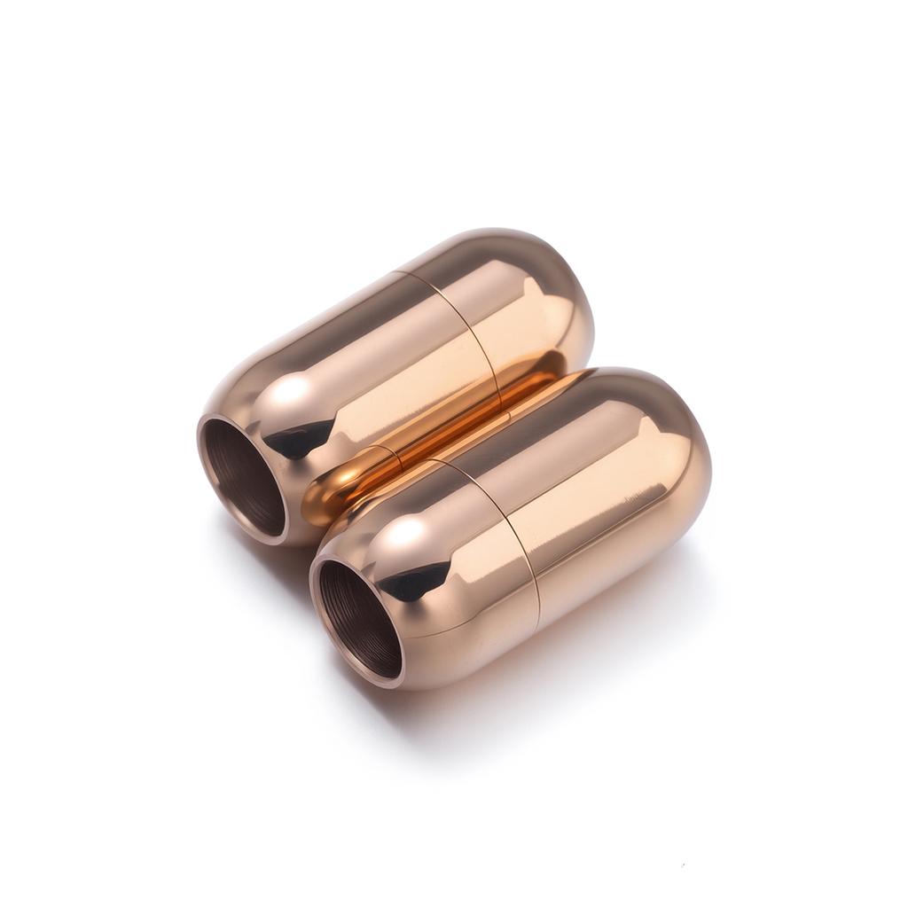 1 Stück Edelstahl 7-12mm Magnetverschlüsse Lederband Armband Magnet Spitze Schnalle Halskette DIY Verbindungsstücke Schmuckherstellung