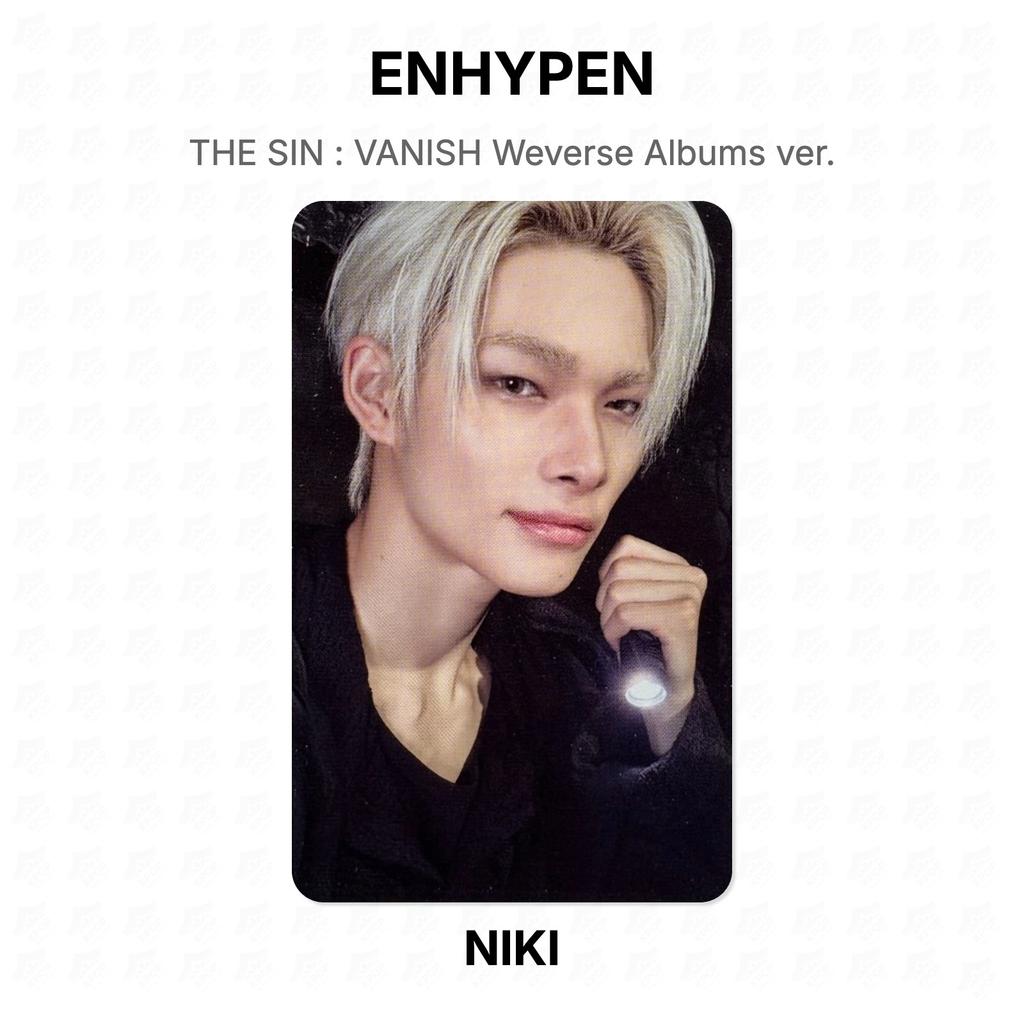 ENHYPEN THE SIN : VANISH Weverse Albums Ver. Official Photocard