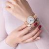 Anbeer 14mm Leather Watch Quick Elegant Watch Band for Pink with Rose Gold Buckle Strap, Release, Women,