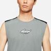 Nike Tank Tops Men's Gray Crew Neck Moderate Straight Fit DA1172-084