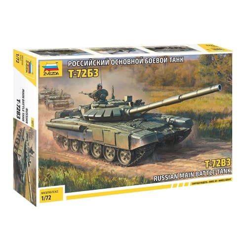 Zvezda -5071 T-72 B3 Main Battle Tank Scale 1/72 Model Kit ZS5071