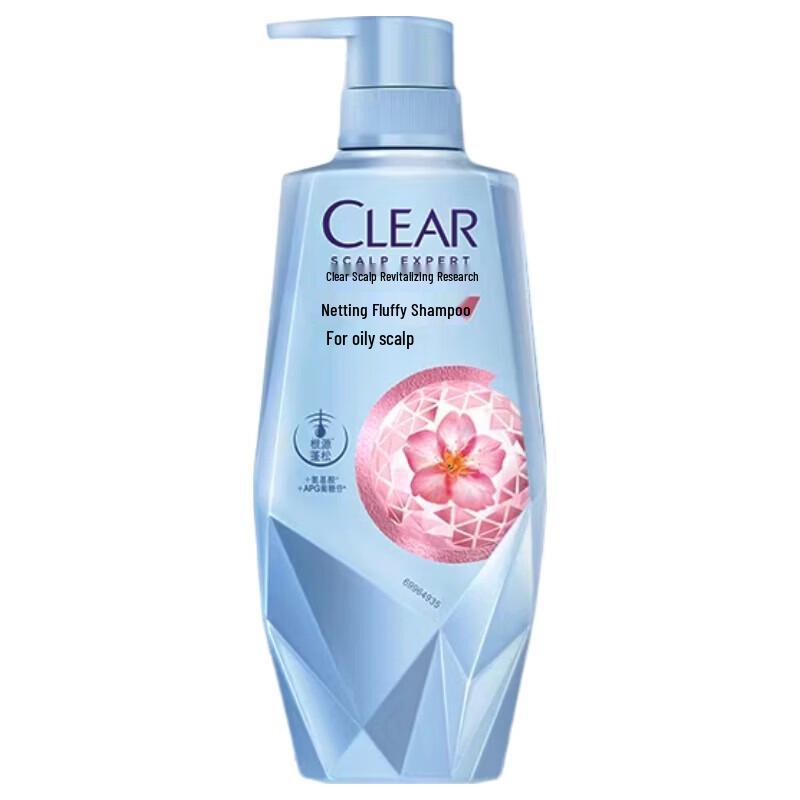 CLEAR Net & Fluffy Oil Control Shampoo (Amino Acid, Silicone-Free)