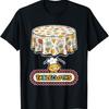 Nappes Amusantes Et Colorées T-shirt Design Chefs Et Pizza