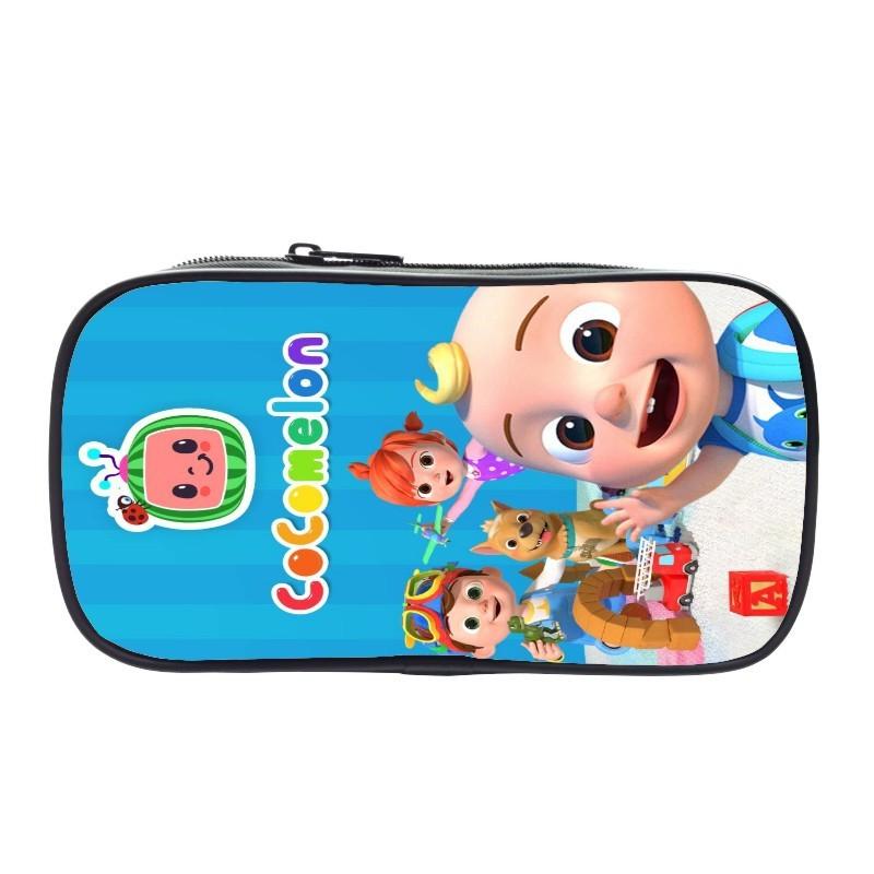 Cocomelon Pencil Box Large Capacity Storage Bag Ideal For Students And Kids