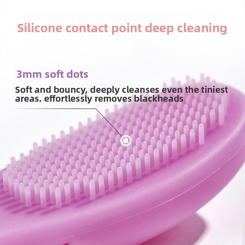 Silicone Facial Cleansing Brush Pore Cleaning Face Finger Sleeve Brush Mud Mask Application Mask Brush Beauty Tool