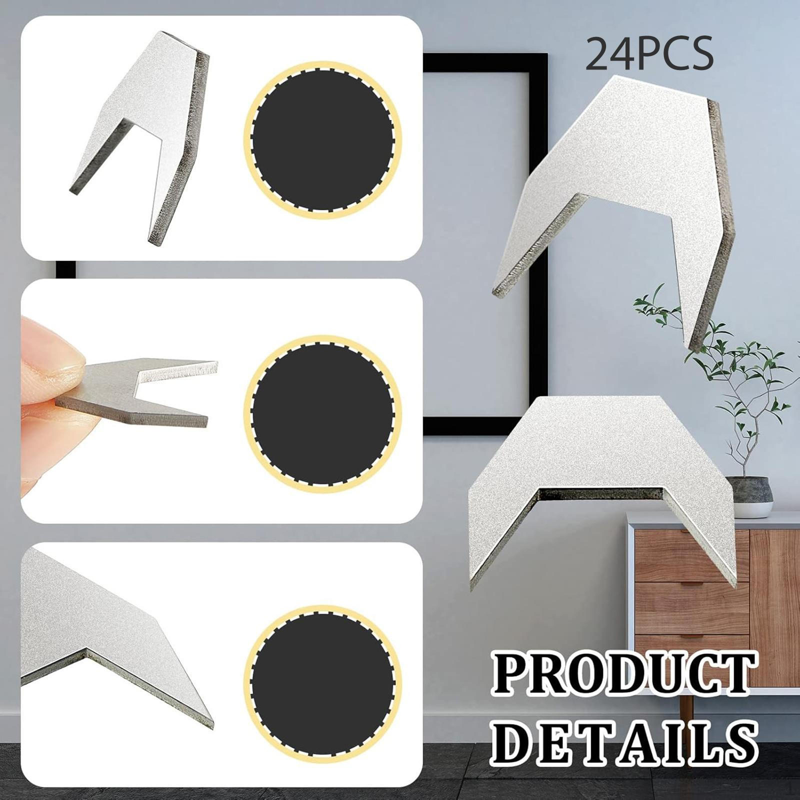

24 Pieces Drawer Stops Glides Stopper,Hardware Non Slip Accessories Metal Stoppers for Dresser