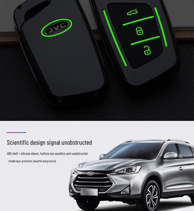 JAC Car Series Key Cover: Fashionable, Personalized Remote Control Shell with Buckle Design