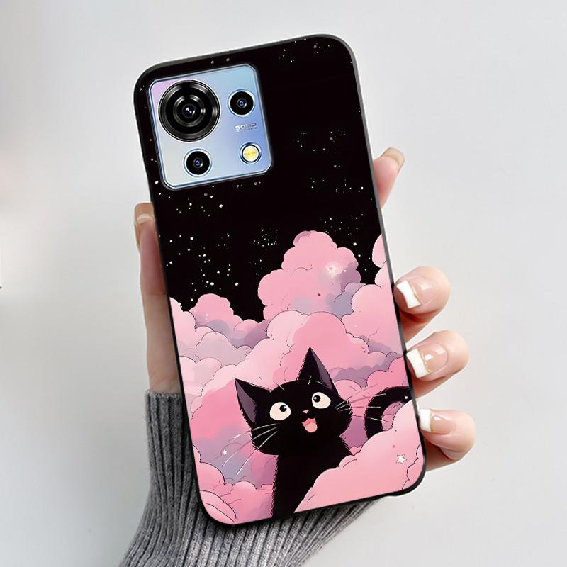 For ZTE Blade V50 Vita Case Luxury Cute Love Rabbit Funny Black Soft Silicone Phone Casing For ZTE BladeV50 Vita V50Vita Cover