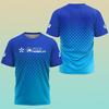New Men's And Women's Tennis Shirts Professional Outdoor Training T Shirt Badminton Clothing Sports Fitness Flower Sleeve Tops