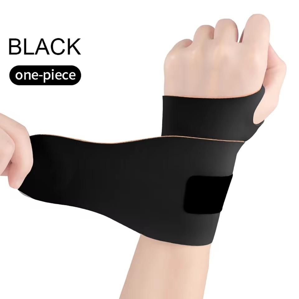 

Gobygo 1Pcs Adjustable Compression Wrist Brace Ultra-Thin Elastic Wrist Support Breathability Sprains Carpal Tunnel Pain Unisex