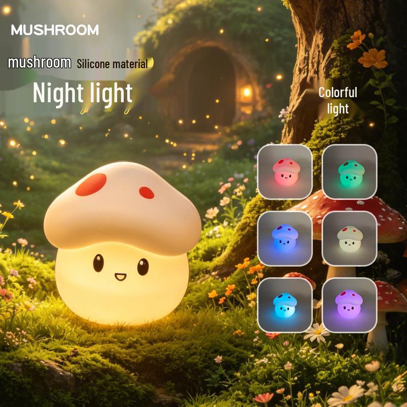 Mushroom Night Light for Baby Feeding and Children’s Room