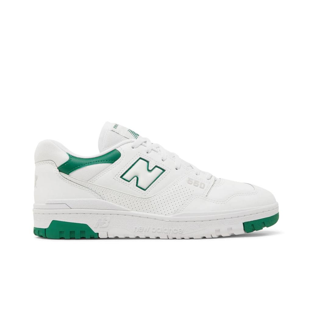 New Balance Men's 550 'White Classic Pine' (Unisex) White / Classic Pine / Summer Vintage Basketball Shoes BB550SWB