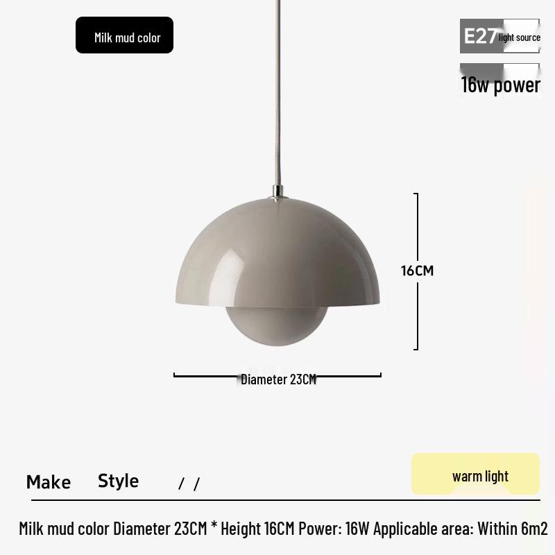 Nordic Minimalist Danish Bud Pendant Lamp for Bar, Restaurant, Bedroom, or Study
