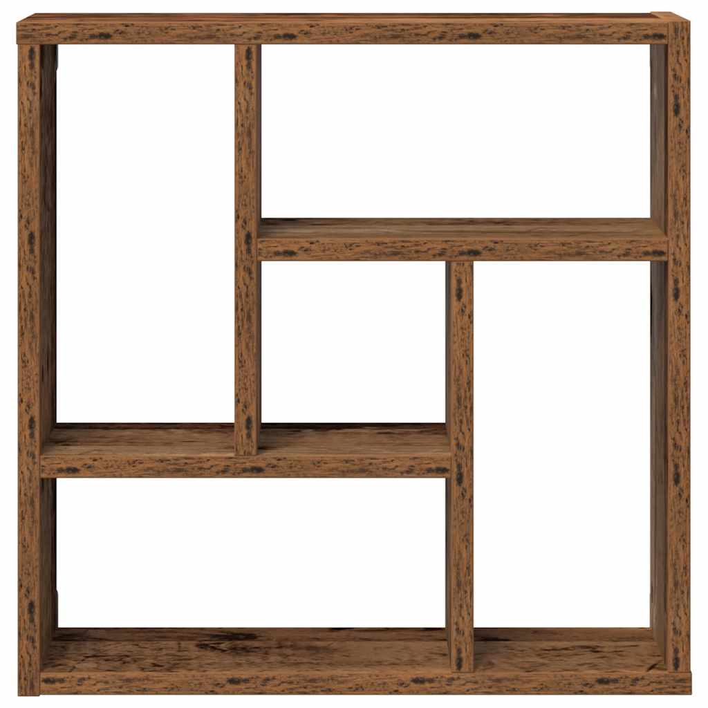 Wall Shelf Vintage Wood Look 45 x 16 x 45 cm Engineered Wood
