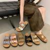 Fashion Outerwear One-word Summer Casual Flat Slippers Seaside Vacation Outerwear Beach Shoes Versatile Women's Shoes