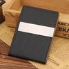 Men's Sophisticated Black Genuine Leather Wallet With Silver Money Clip And Card Holder