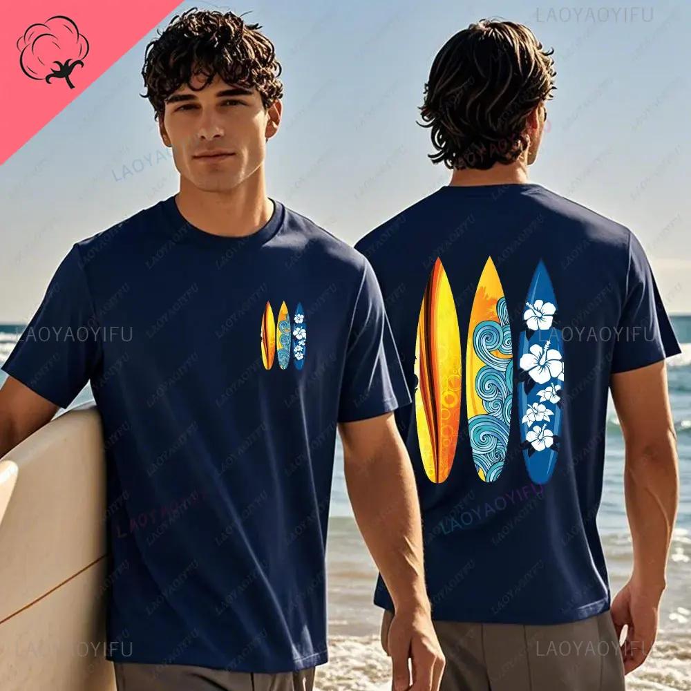 Hawaiian Traditions North Shore Hawaii Surfing Men Women White High Qulaty Cotton Tshirt Comfortable Beachstyle Surf Tee Tops