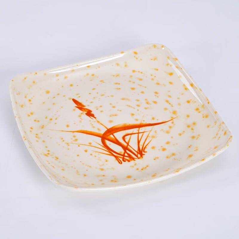 

Xinjigaoge 9.5-inch Square Melamine Dinner Plates - Autumn Grass (10-Pack)
