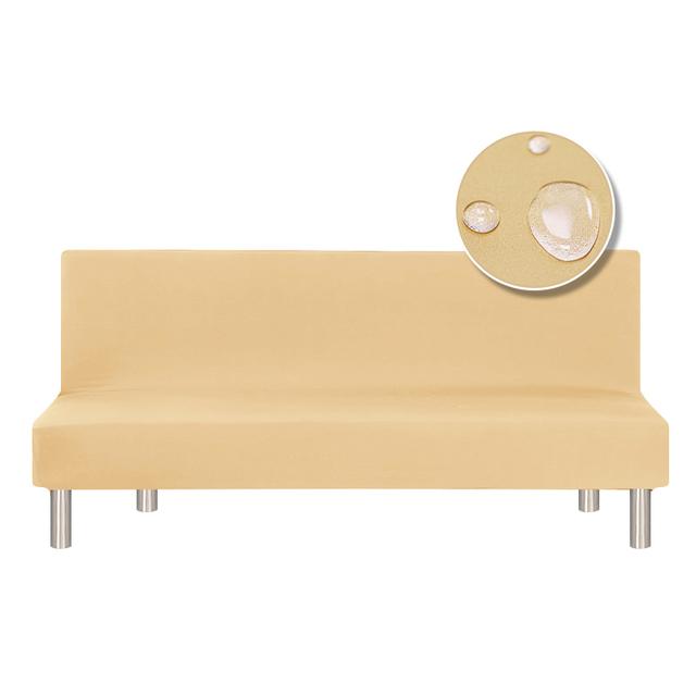 

Водонепроницаемый чехол для дивана-кровати без подлокотника, эластичный плотный чехол, чехлы для диванов, эластичные гибкие чехлы, диван для банкетного отеля S Size кремовый