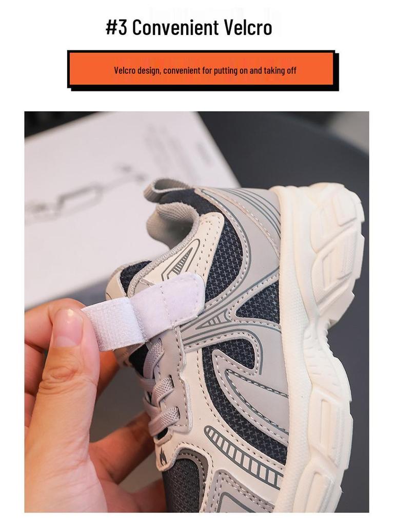 2026 Kids' Waterproof Leather Sports Shoes - Spring, Autumn, Winter Casual and Running Shoes for Boys and Girls