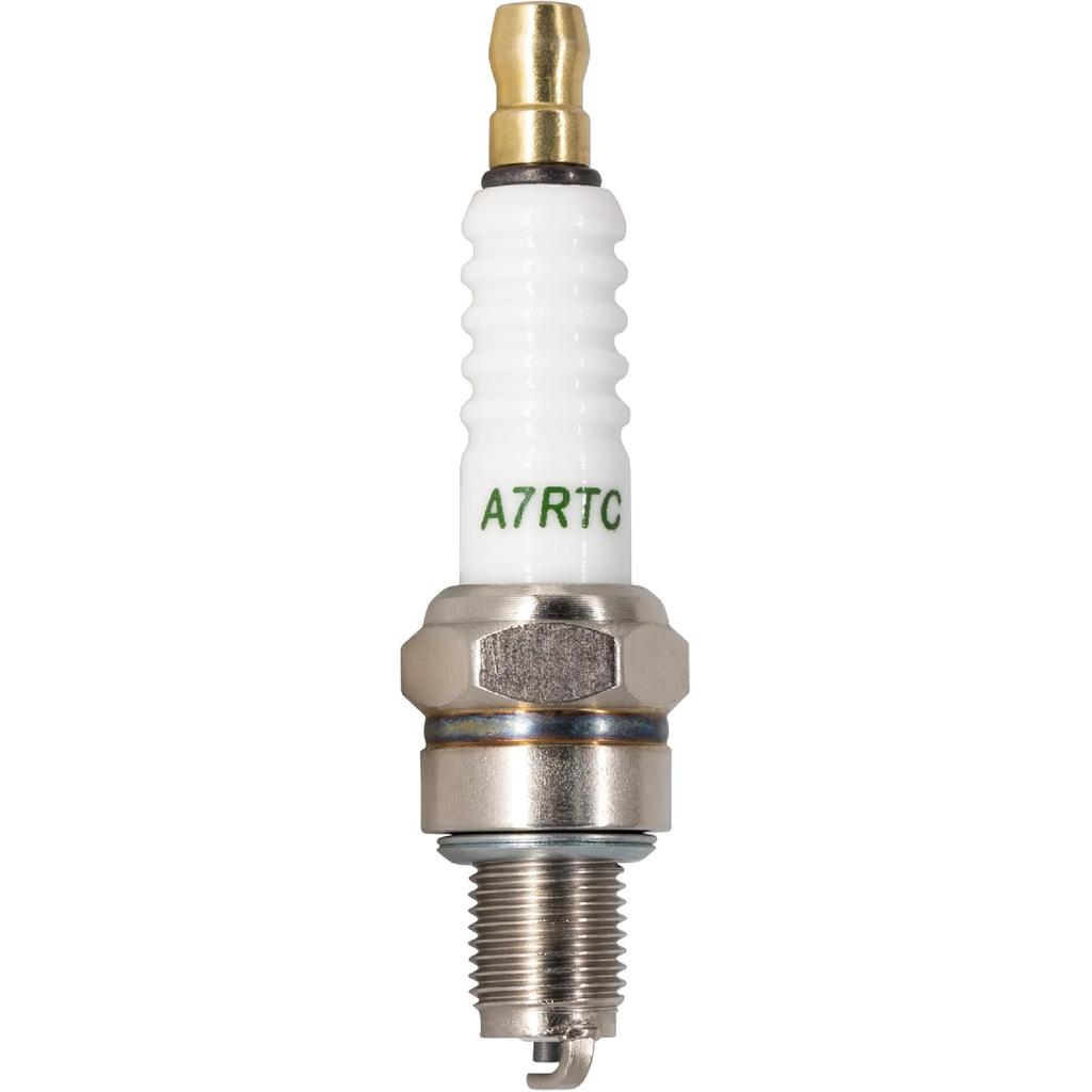 2PK TORCH A7RTC Screw Terminal Spark Plug Replace For NGK 4549 CR7HSA Spark Plug, For Denso 4008/U22FSR-U 5383/IUF22, For Bosch UR3AS Spark Plug, For