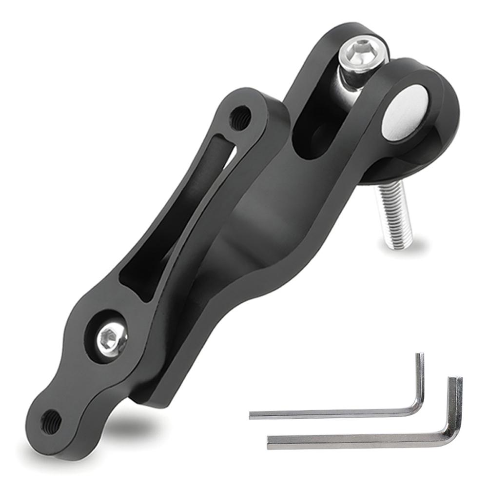 

Bicycle Stem Water Bottle Mount Adapter Aluminum Alloy Adjustable Bicycle Bottle Cage Adapter Water Bottle Holder Bike Accessory чорний