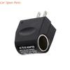Y4UA Car Cigarettes Adapter EU US Plug Auto Socket AC220V To DC12V Converter