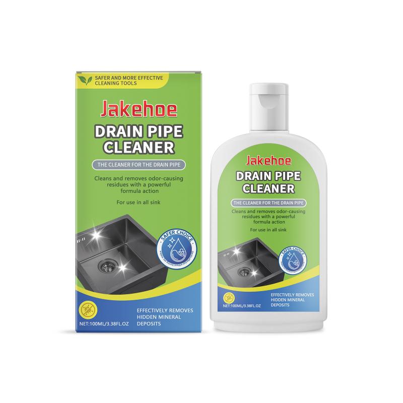 Universal Drain Pipe Cleaner 100ml Power Formula for Kitchen Bathroom Toilet Decalcifying Clog Removing Agent