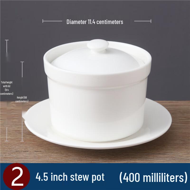 Zhaoran Ceramic Double Boiler Stew Pot