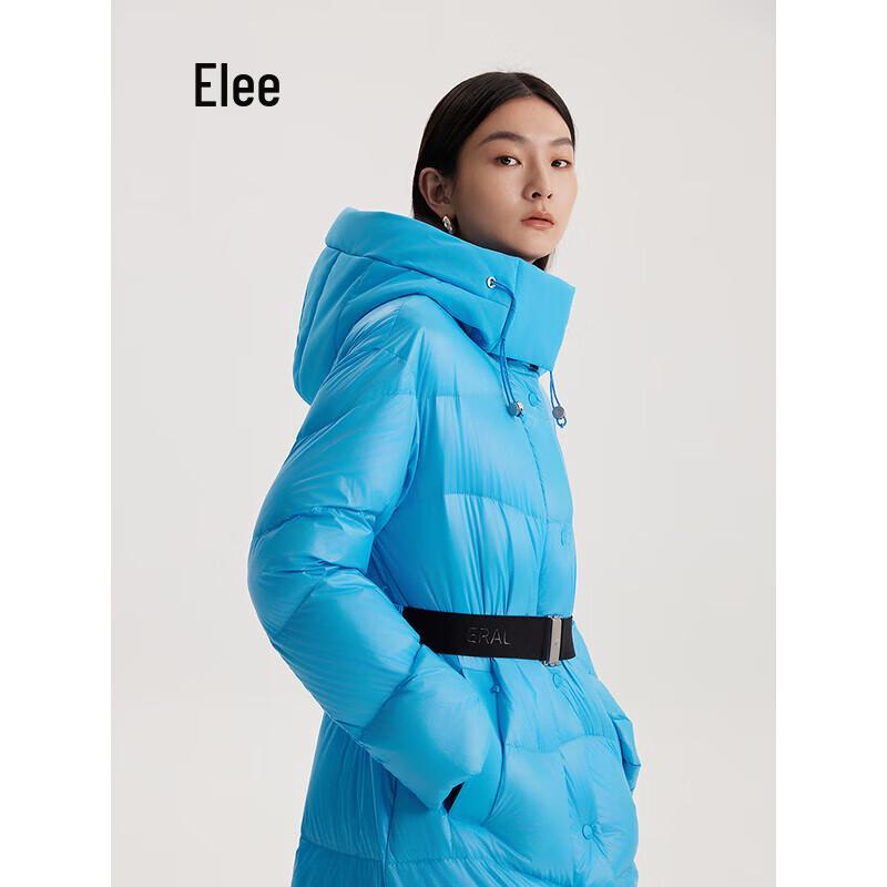 

Женская длинная блестящая парка Ailaieyi 2025 с гусиным пухом M