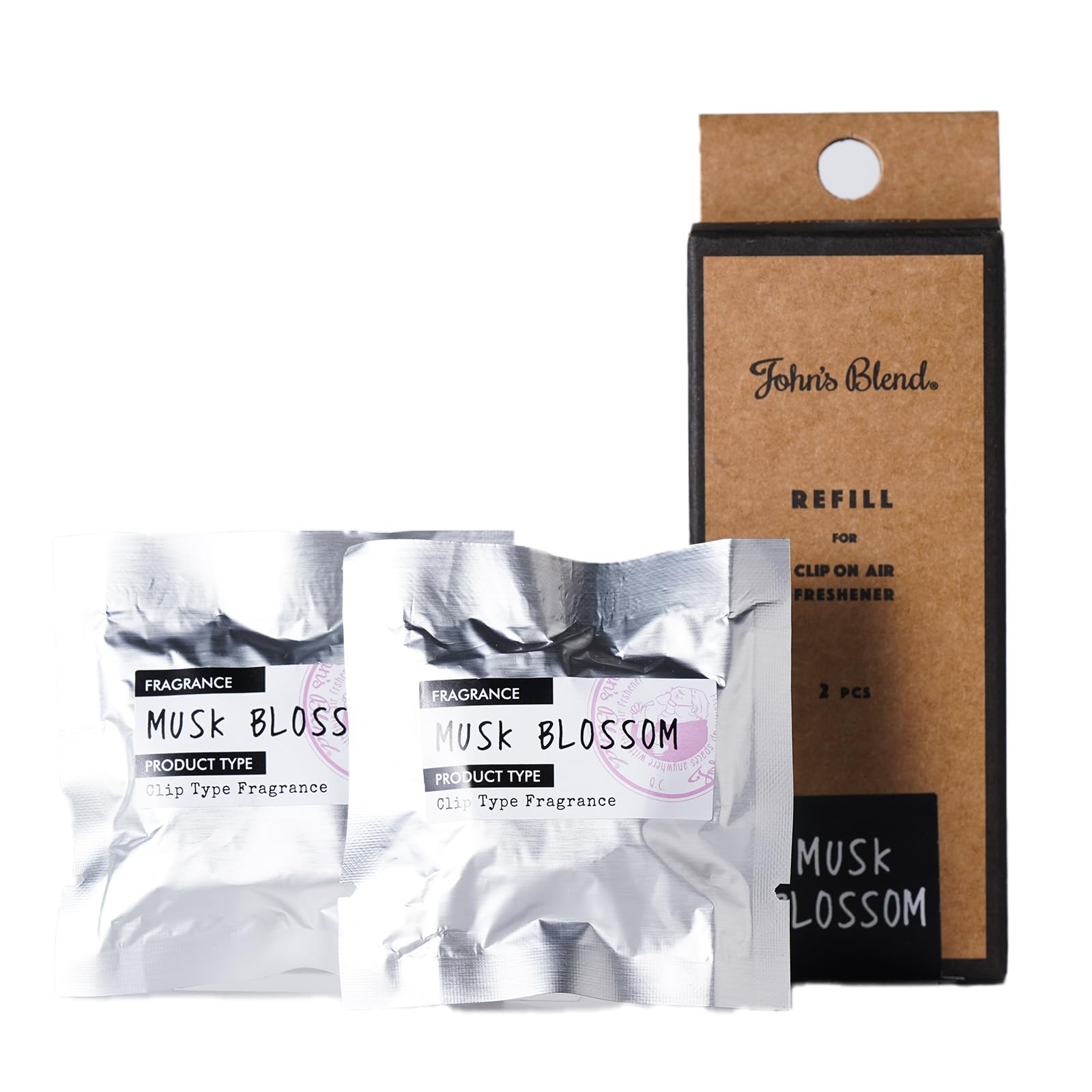 

John s Blend OA-JON-34-11 for Cars, Refill Tablets, Set of 2, Air Conditioner tablet серебряный