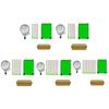 Fruit Picker Pole W/ Storage Bag Stainless Steel Pole Fruits Picker Tool Splicing Rod Fruit Picker for Cherry Berry Orange Lemon