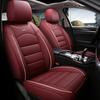 Full-Coverage Car Seat Cover, Wear-Resistant Faux Leather Car Seat Cover, 5-Seater Car Cushion, Full Car 5-Seater Full Faux Leather Cover